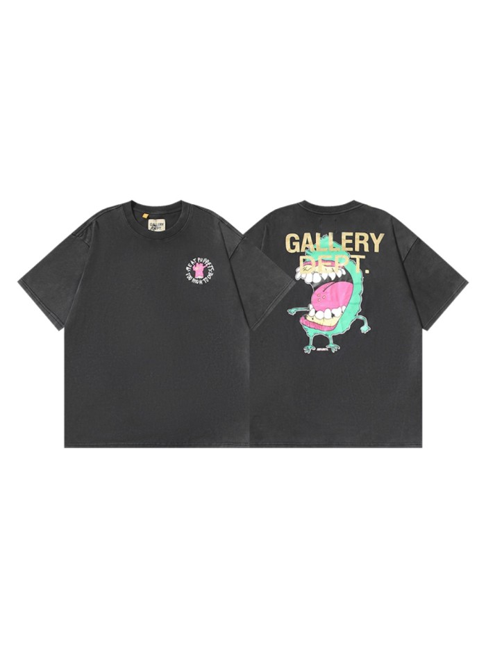 GaIIery dept Big-mouthed monster Print Washed Version tee