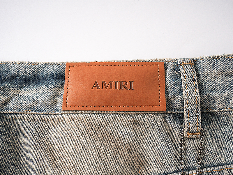 Amiri AM5022 Loose Straight Leg Jeans detail photo 13