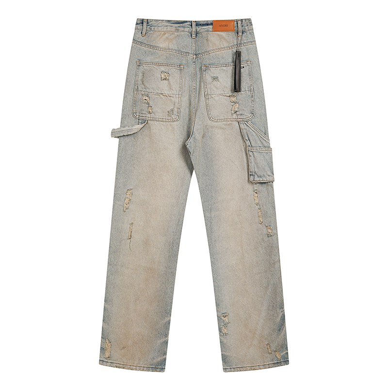 Amiri AM5022 Loose Straight Leg Jeans detail photo 2