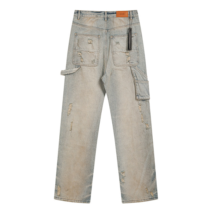 Amiri AM5022 Loose Straight-leg jeans