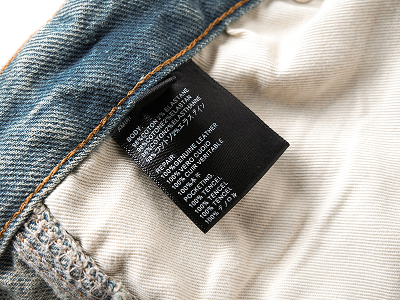 Amiri AM5022 Loose Straight Leg Jeans detail photo 15