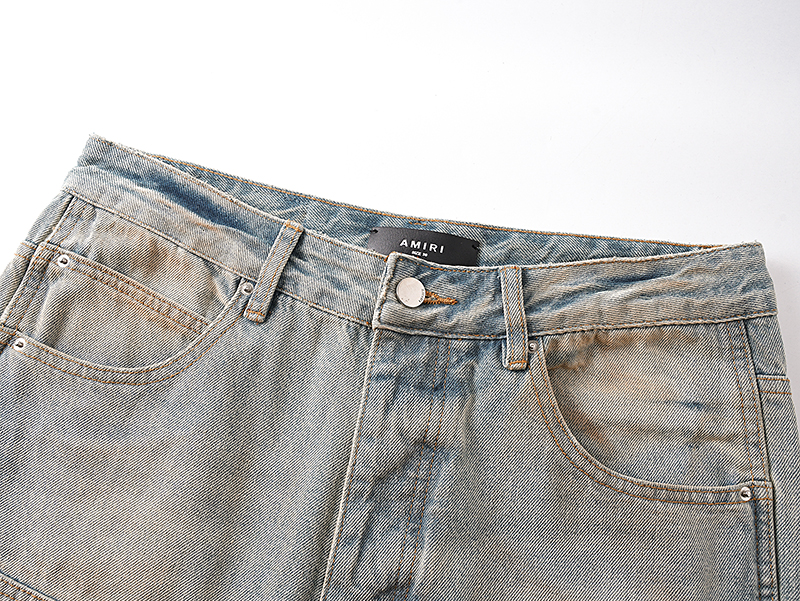 Amiri AM5022 Loose Straight Leg Jeans detail photo 4