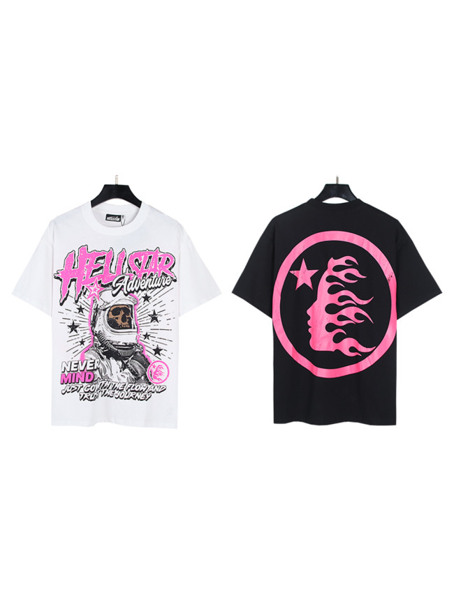 Hellstar Studio Space Skull Man Letter Print Tee 2 colors