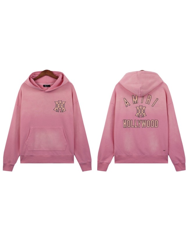 Amiri Line claw logo Print Washed Version hoodie 4 colors