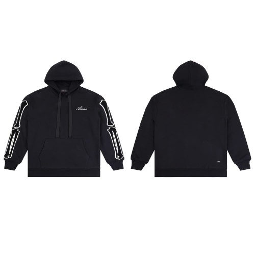 Amiri Bone towel embroidery hoodie 4 colors