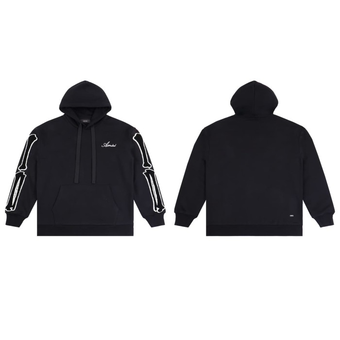 Amiri Bone towel embroidery hoodie 4 colors