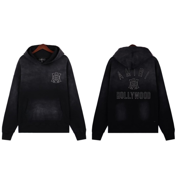 Amiri Line claw logo Print Washed Version hoodie 4 colors