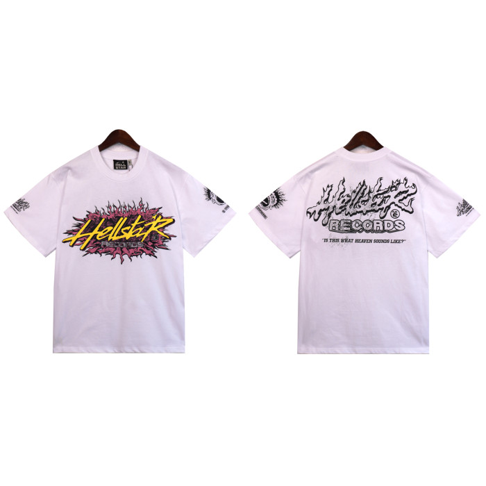Hellstar Studio Black flame logo Print tee 3 colors