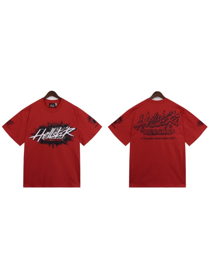 Hellstar Studio Black flame logo Print tee 3 colors