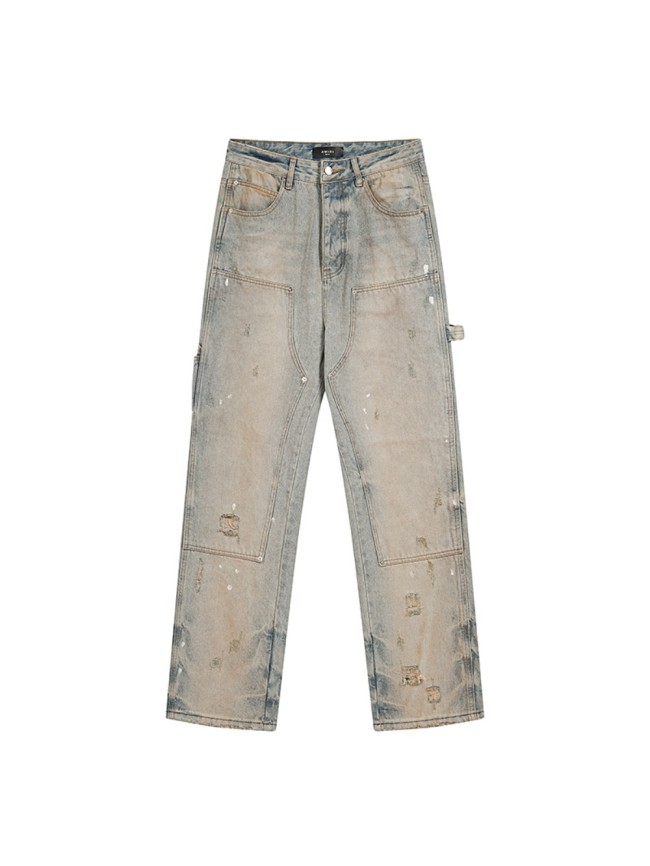 Amiri AM5022 Loose Straight-leg jeans