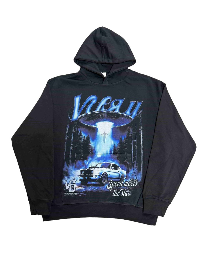 Vale Forever UFO Crawl Printed Hoodie
