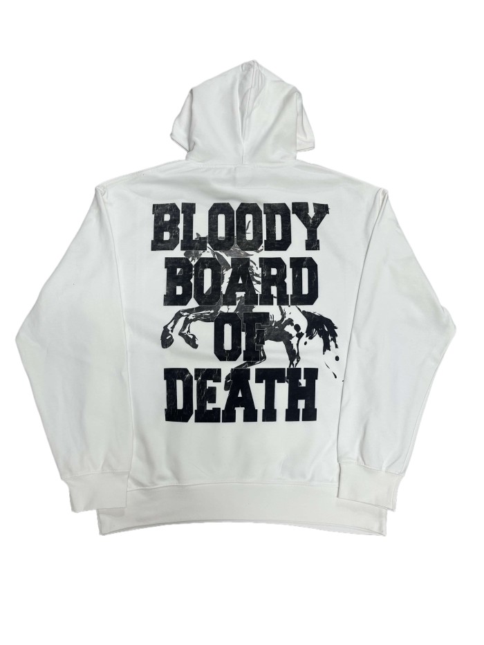 Vale Forever Skeleton cowboy Printed Hoodie