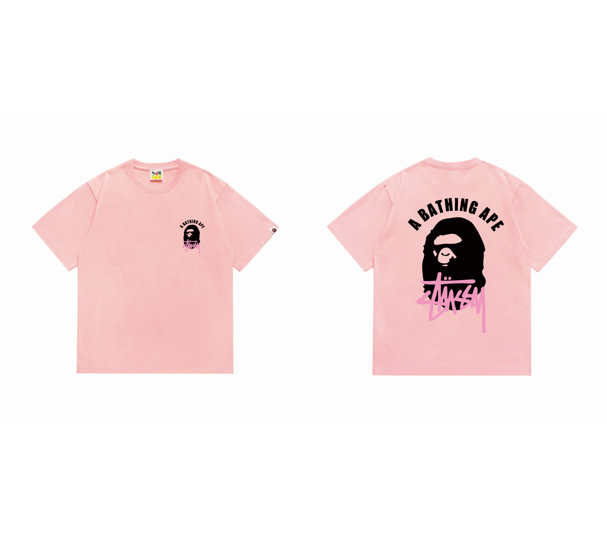 A Bathing Ape Co Branded Ape Head Logo Tee detail photo 23
