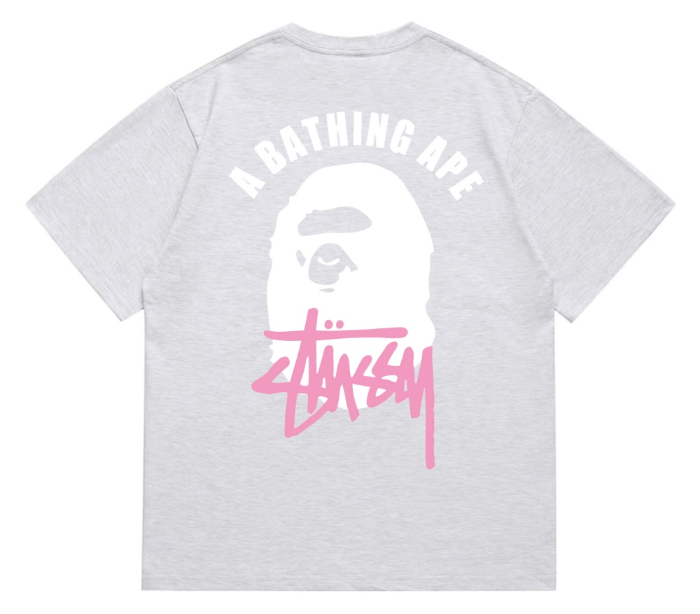 A Bathing Ape Co Branded Ape Head Logo Tee detail photo 13