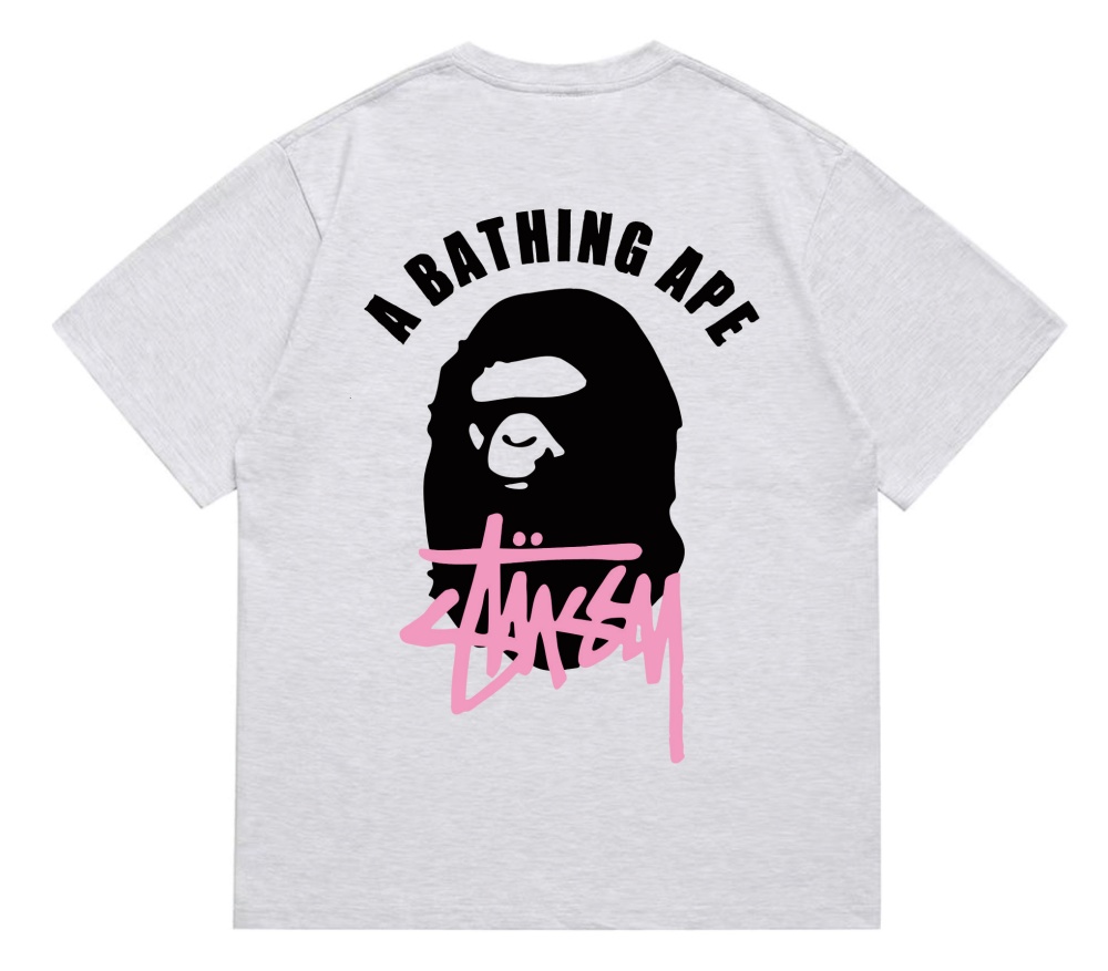 A Bathing Ape Co Branded Ape Head Logo Tee detail photo 15