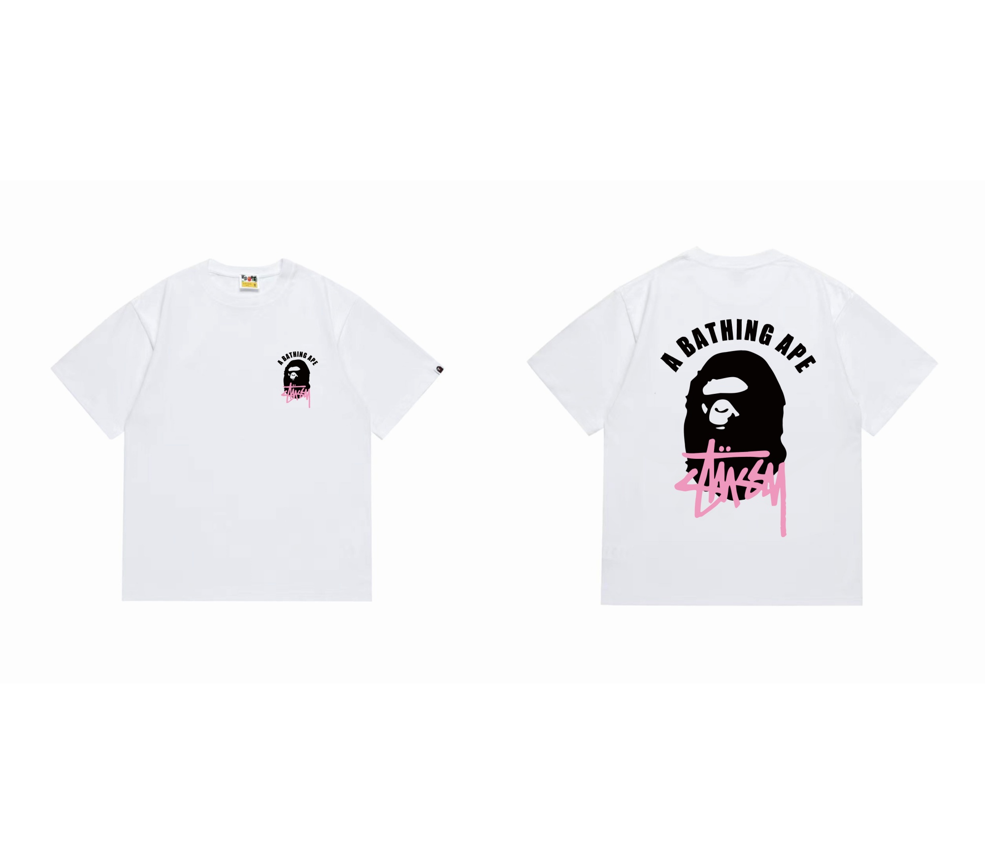A Bathing Ape Co Branded Ape Head Logo Tee detail photo 20