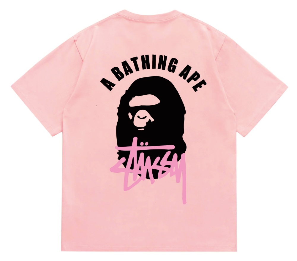 A Bathing Ape Co Branded Ape Head Logo Tee detail photo 9