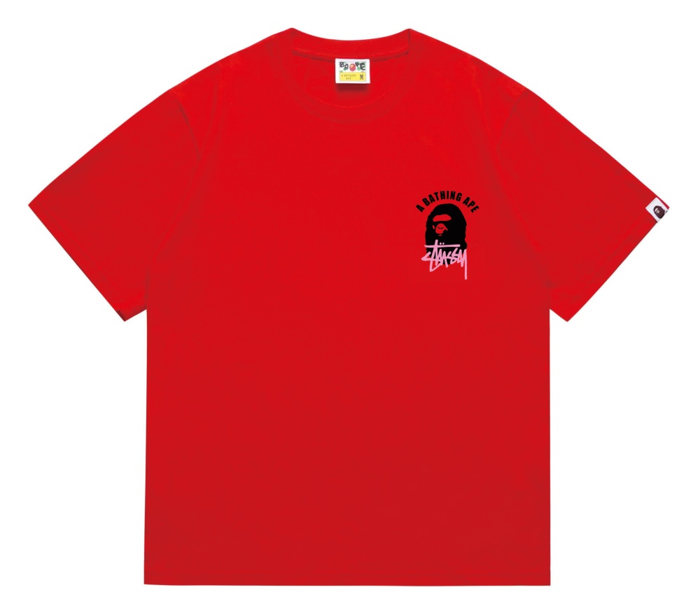A Bathing Ape Co Branded Ape Head Logo Tee detail photo 8