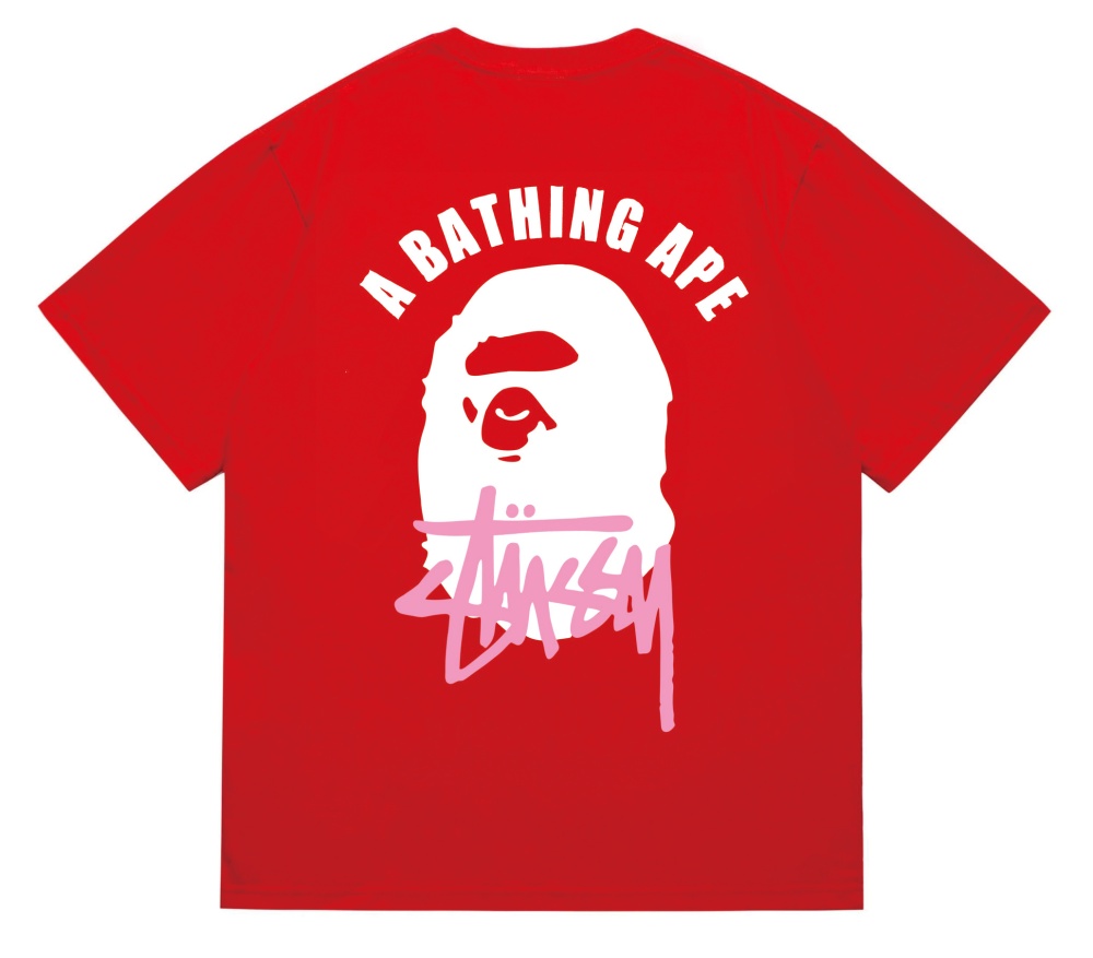A Bathing Ape Co Branded Ape Head Logo Tee detail photo 5