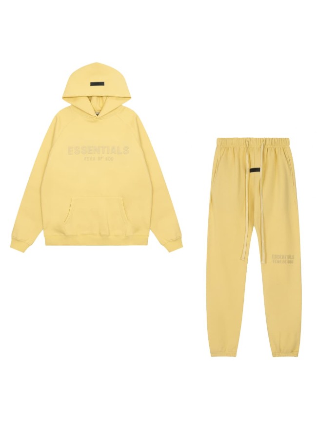 Fear of God Essentials Veneer Letter Print hoodie&pant 6 colors