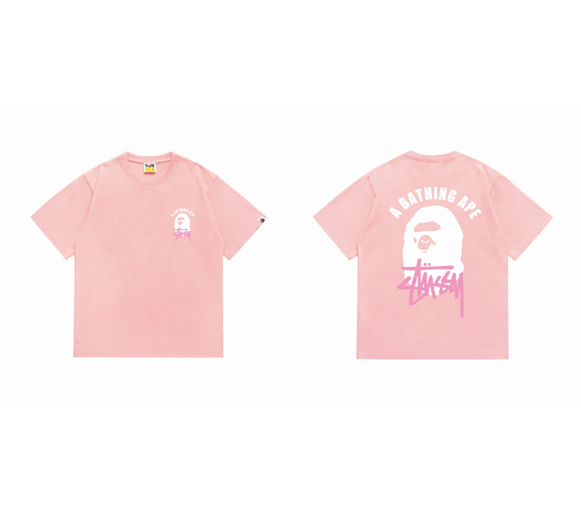 A Bathing Ape Co Branded Ape Head Logo Tee detail photo 24