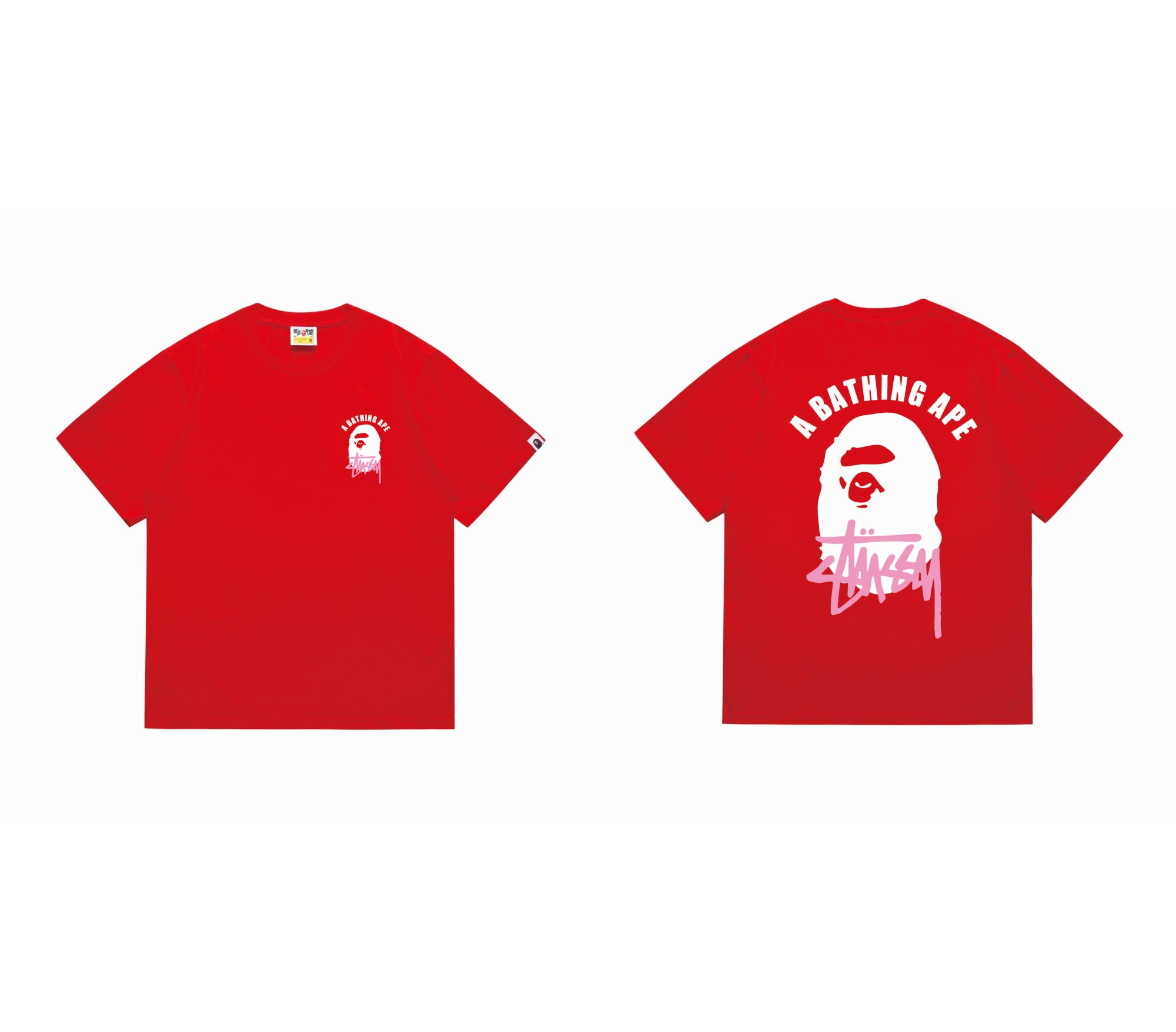 A Bathing Ape Co Branded Ape Head Logo Tee detail photo 21