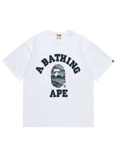 A Bathing Ape Camouflage Ape Head Offset Print tee 4 colors