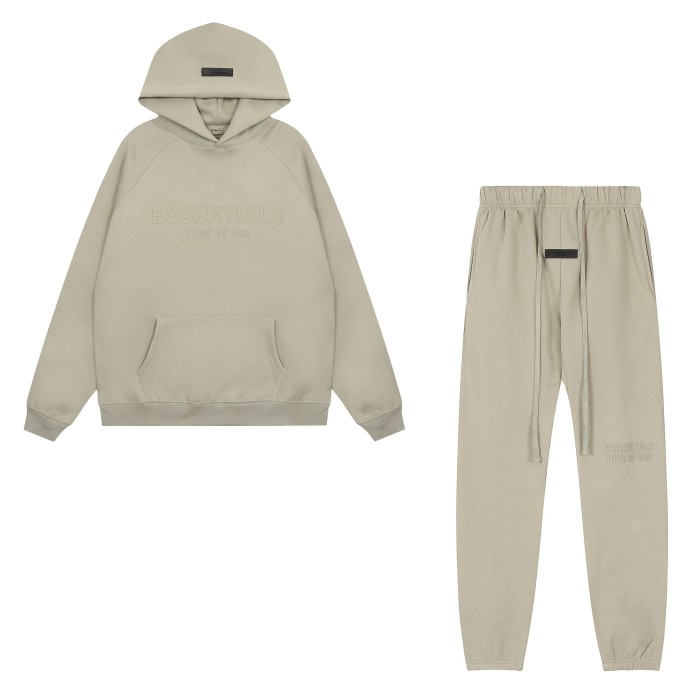 Fear of God Essentials Veneer Letter Print hoodie&pant 6 colors