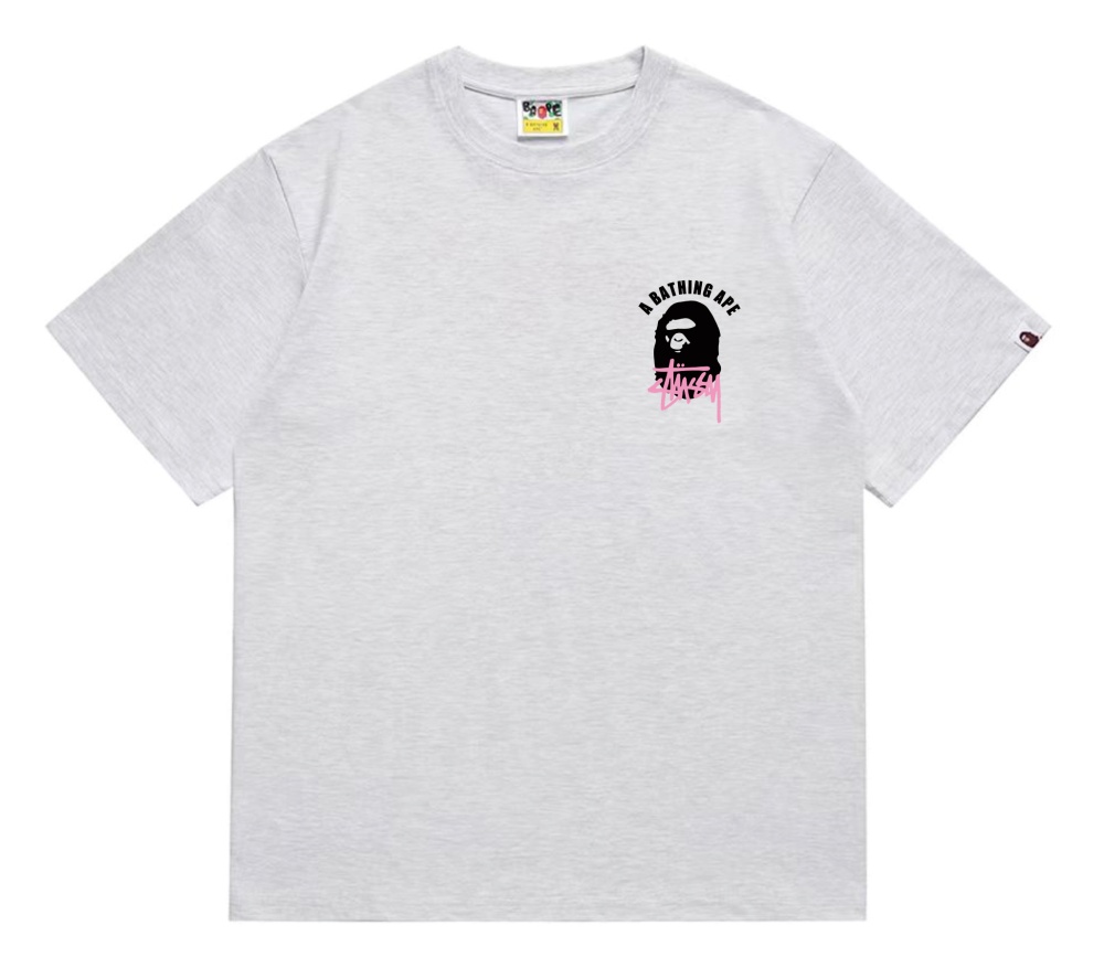 A Bathing Ape Co Branded Ape Head Logo Tee detail photo 16