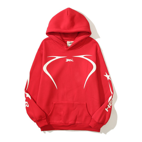 Hellstar Studio Side Goddess Sports Series Flame Kirin Arm Hoodie