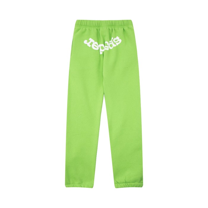 Young Thug-Sp5der Arc-shaped sp5der web print hoodie & pants set