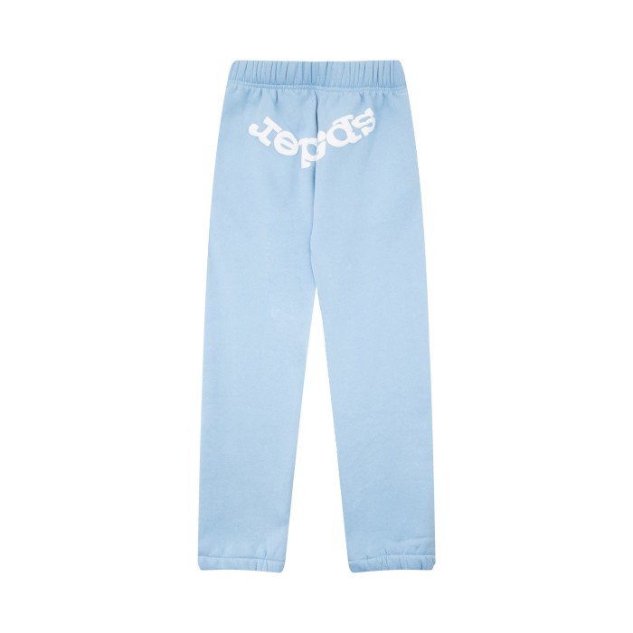 Young Thug-Sp5der Arc-shaped sp5der web print hoodie & pants set