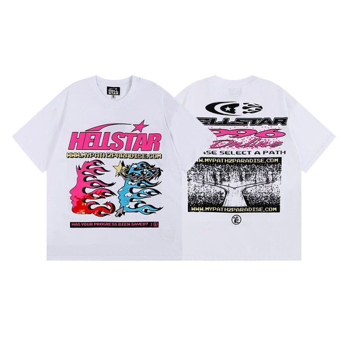 Hellstar Studio Contrasting logo Print tee