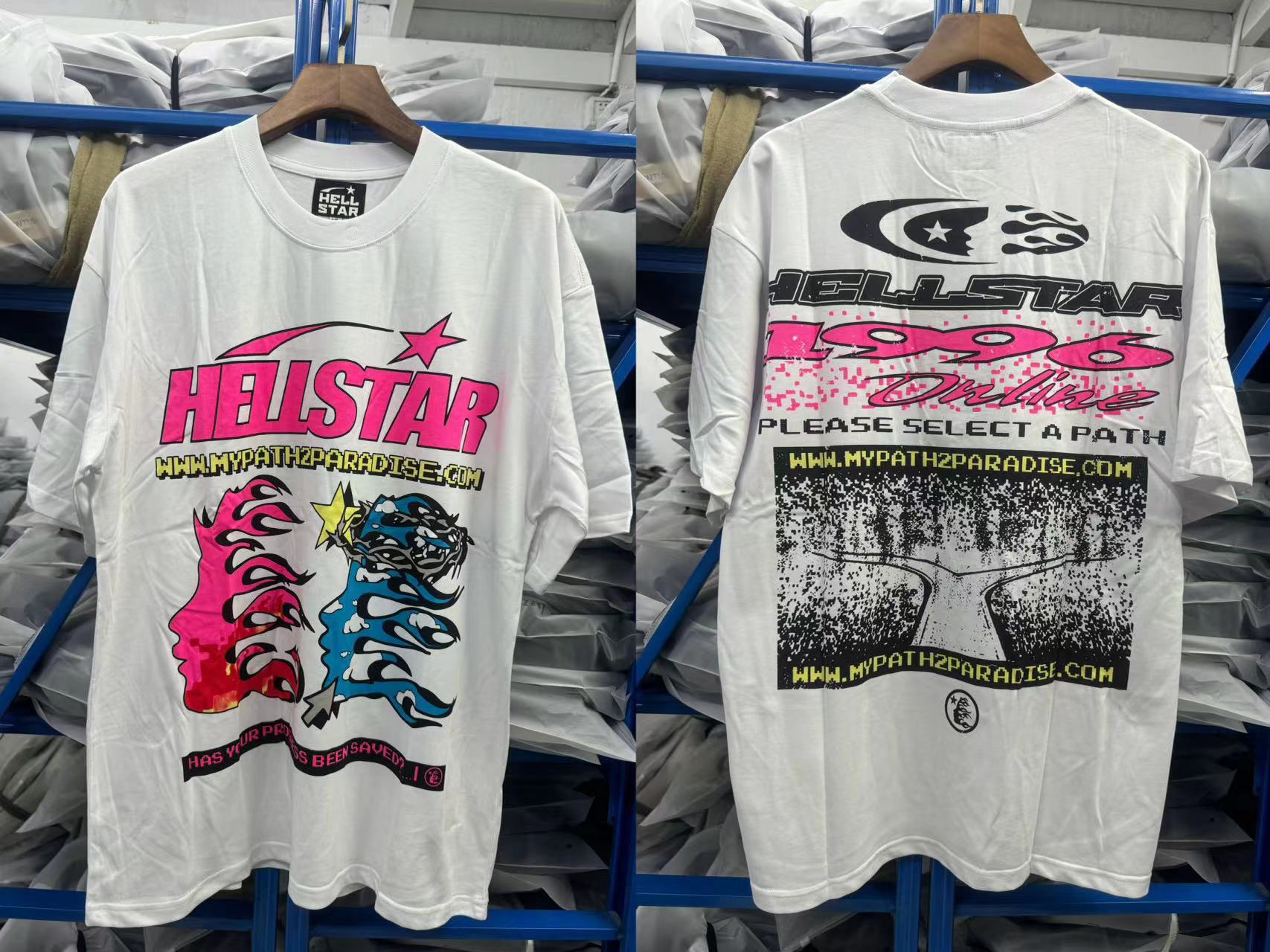 Hellstar Studio Contrasting Logo T-shirt detail photo 19