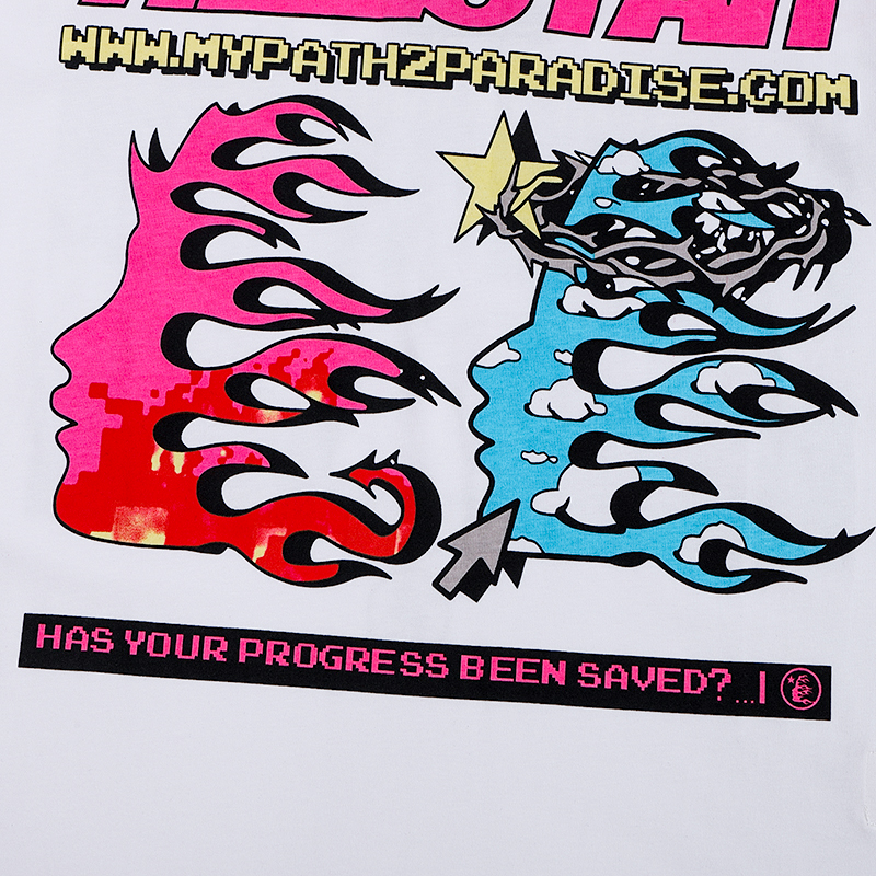 Hellstar Studio Contrasting Logo T-shirt detail photo 8