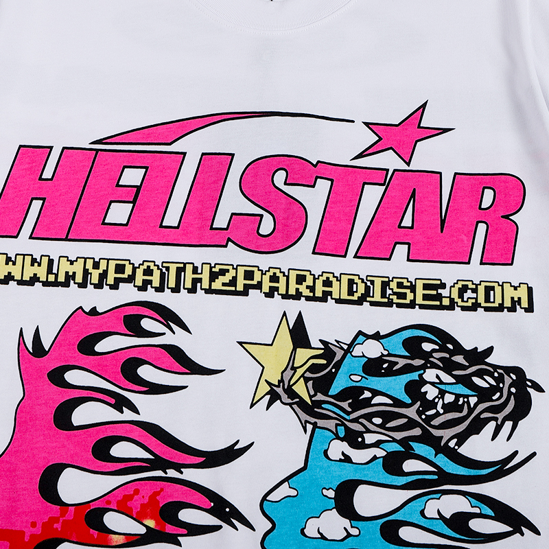 Hellstar Studio Contrasting Logo T-shirt detail photo 7