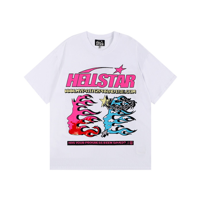 Hellstar Studio Contrasting logo Print tee