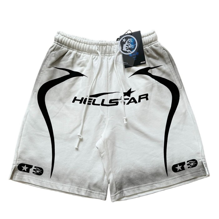 Hellstar Studio sport logo back digital print washed version tee & shorts set 7 colors