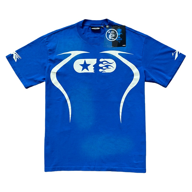 Hellstar Studio Sport Logo Digital Tee Shorts Set detail photo 22