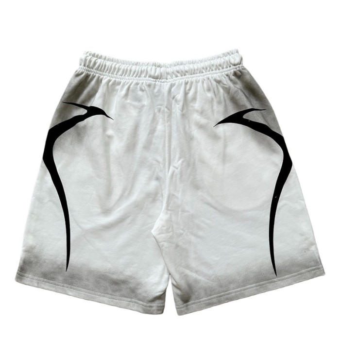 Hellstar Studio sport logo back digital print washed version tee & shorts set 7 colors