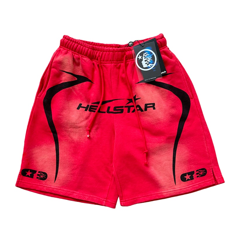 Hellstar Studio Sport Logo Digital Tee Shorts Set detail photo 4