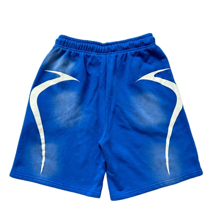 Hellstar Studio sport logo back digital print washed version tee & shorts set 7 colors