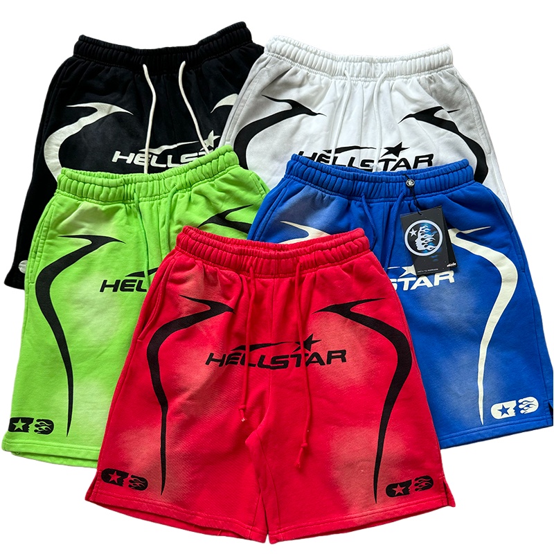 Hellstar Studio Sport Logo Digital Tee Shorts Set detail photo 31