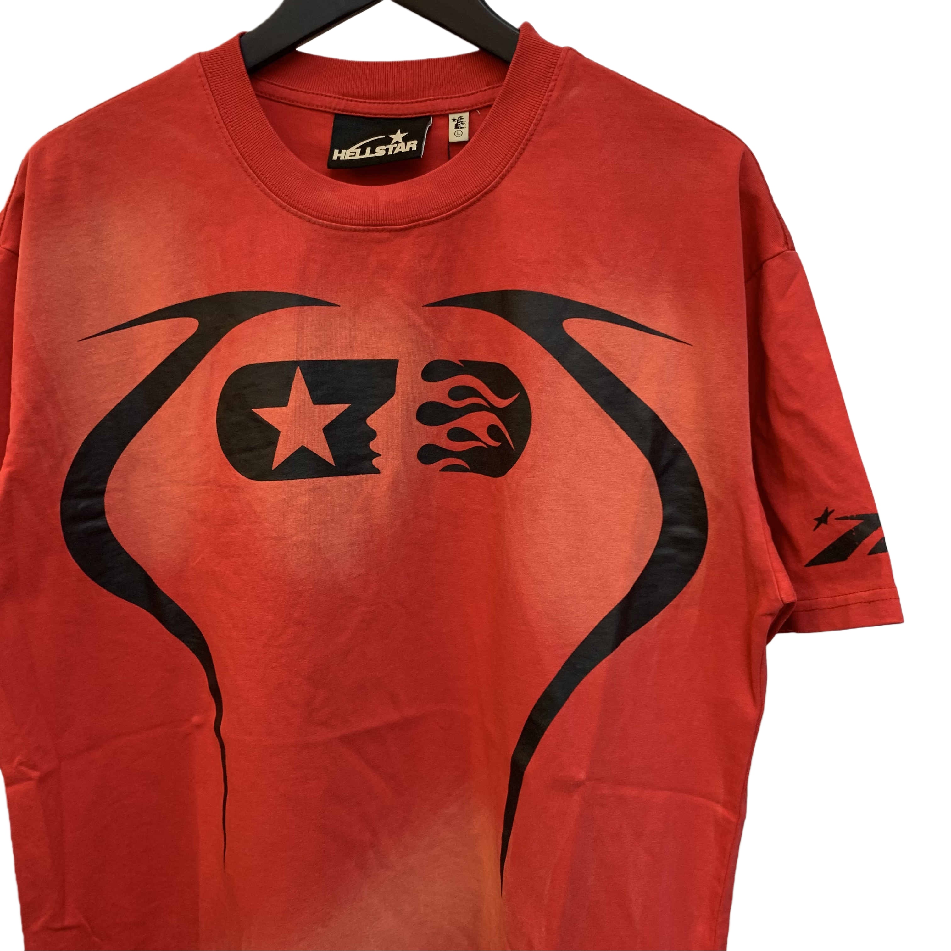 Hellstar Studio Sport Logo Digital Tee Shorts Set detail photo 35