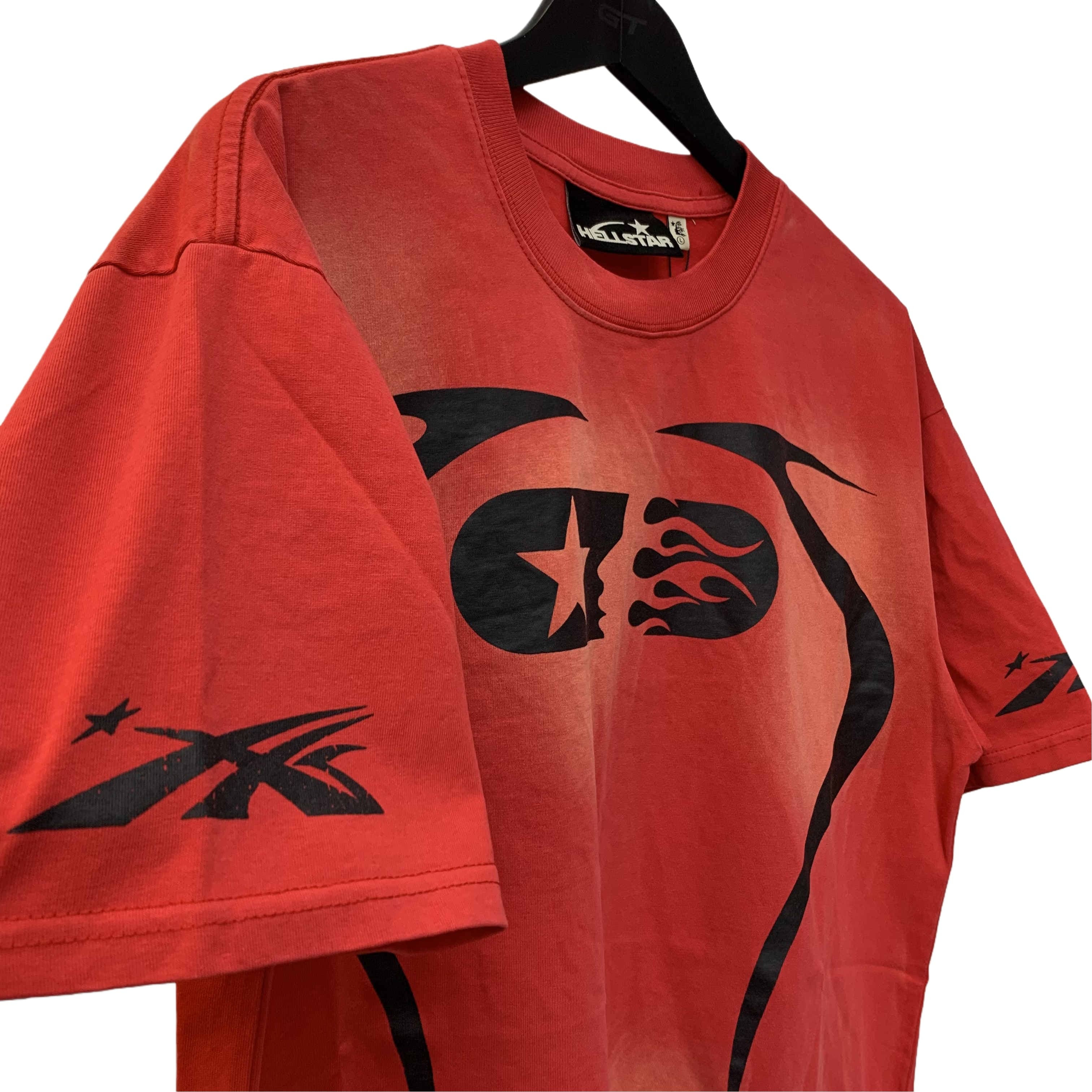 Hellstar Studio Sport Logo Digital Tee Shorts Set detail photo 36