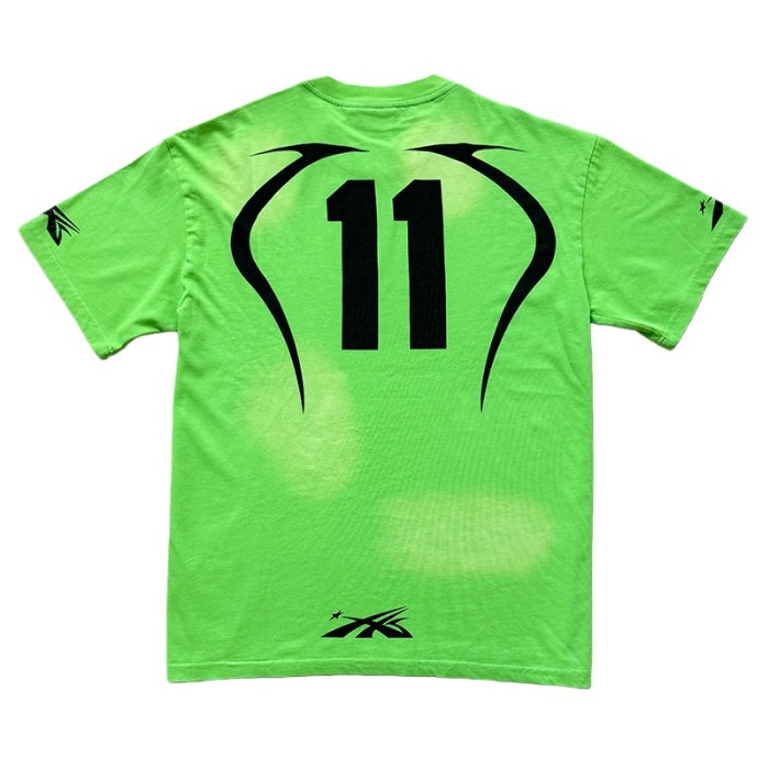 Hellstar Studio sport logo back digital print washed version tee & shorts set 7 colors