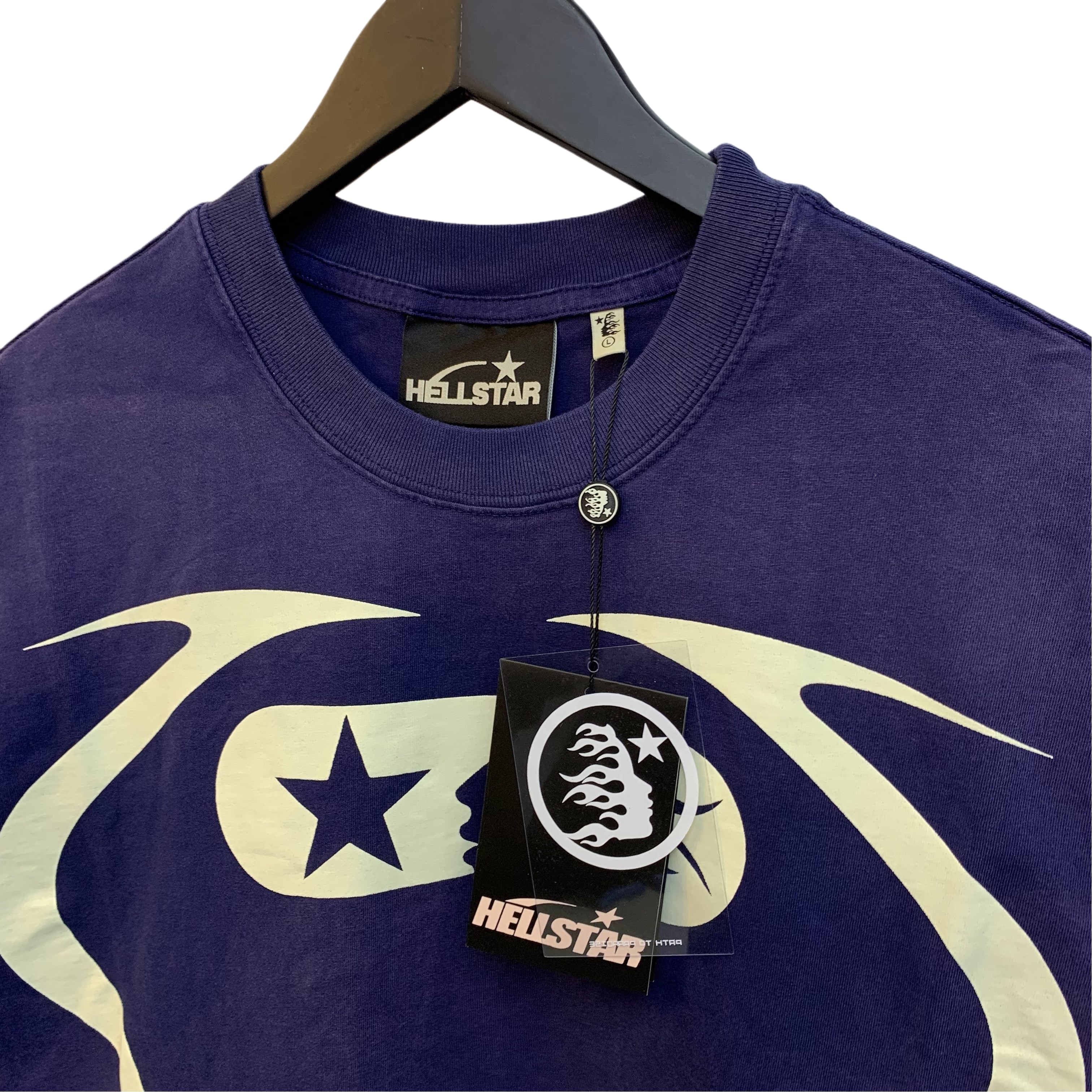 Hellstar Studio Sport Logo Digital Tee Shorts Set detail photo 38