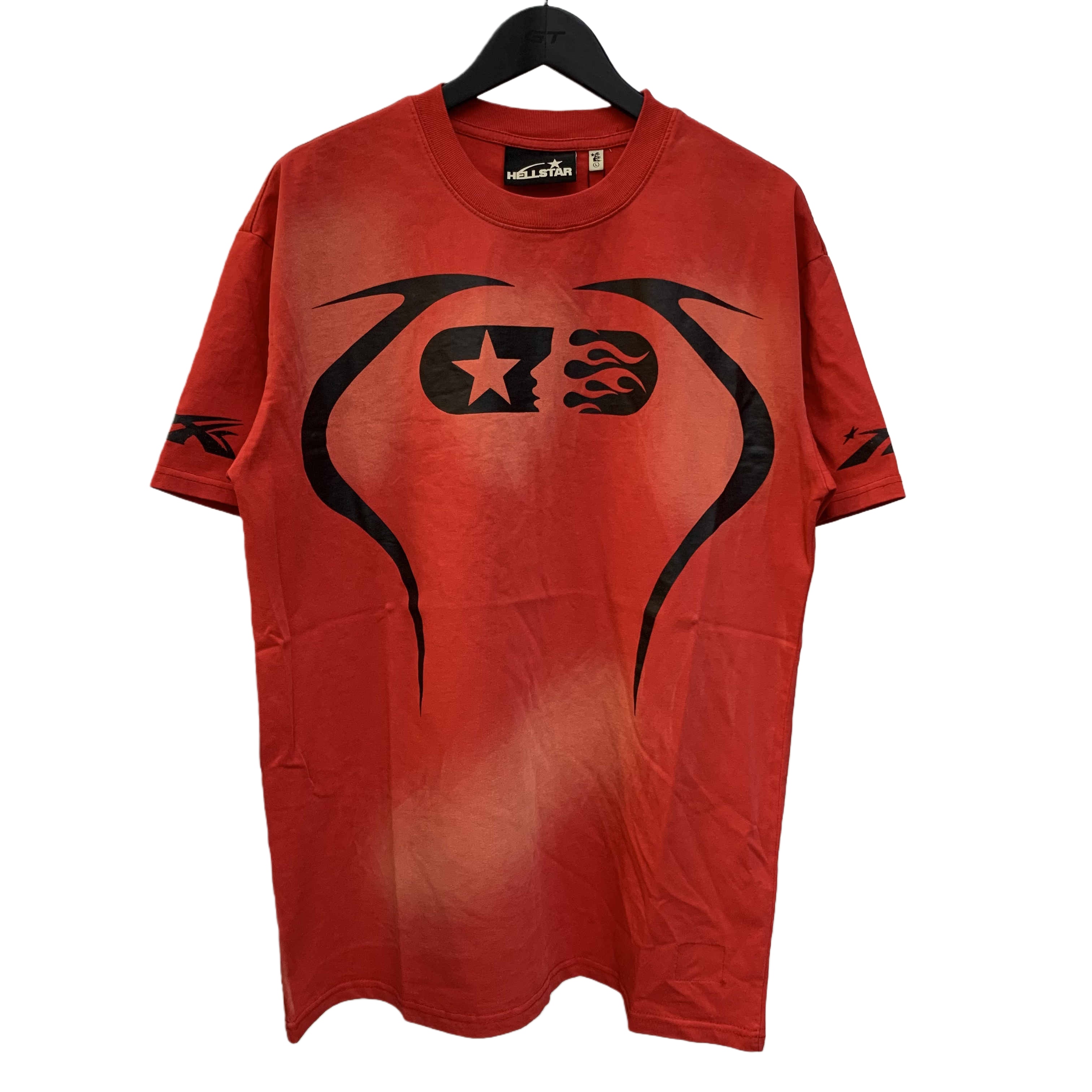 Hellstar Studio Sport Logo Digital Tee Shorts Set detail photo 26