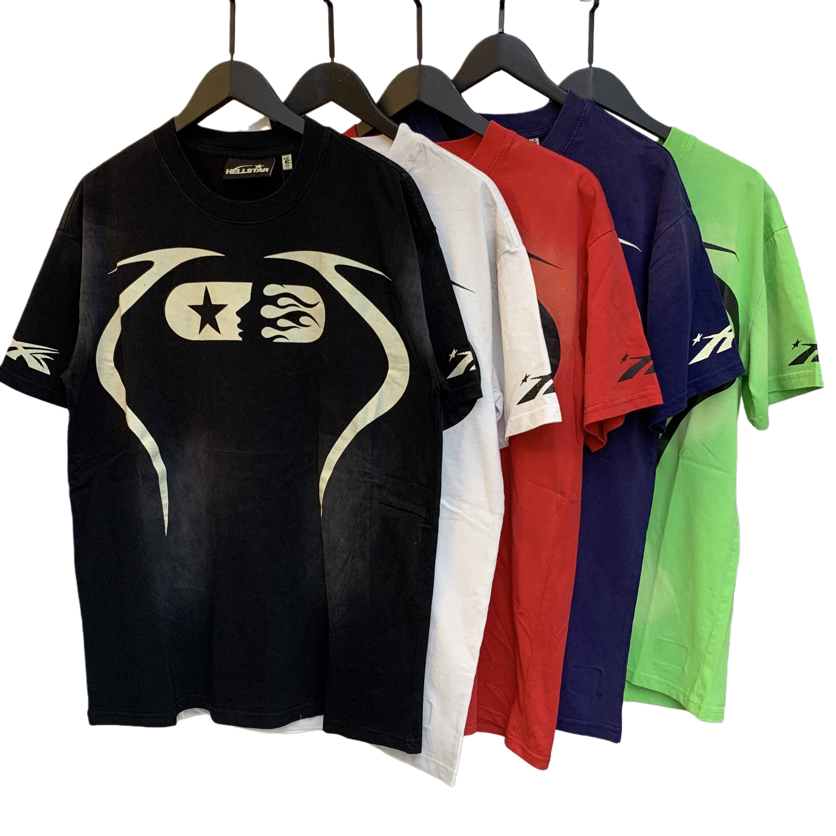 Hellstar Studio Sport Logo Digital Tee Shorts Set detail photo 32