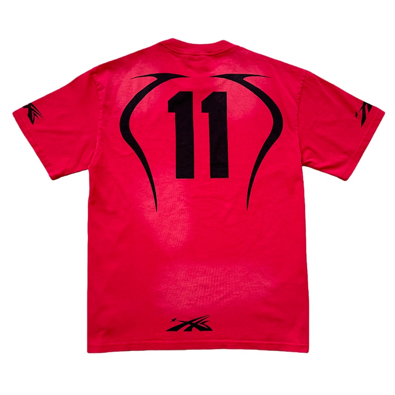 Hellstar Studio Sport Logo Digital Tee Shorts Set detail photo 3